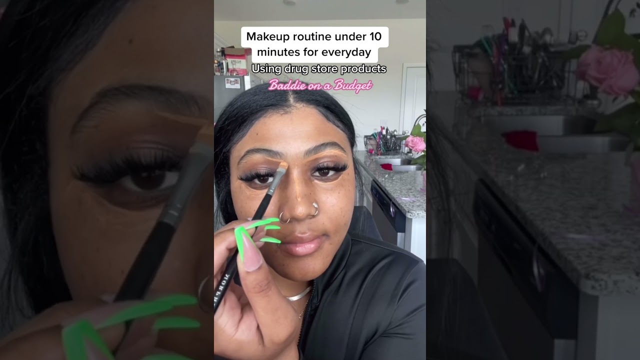 Easy makeup routine using drugstore products