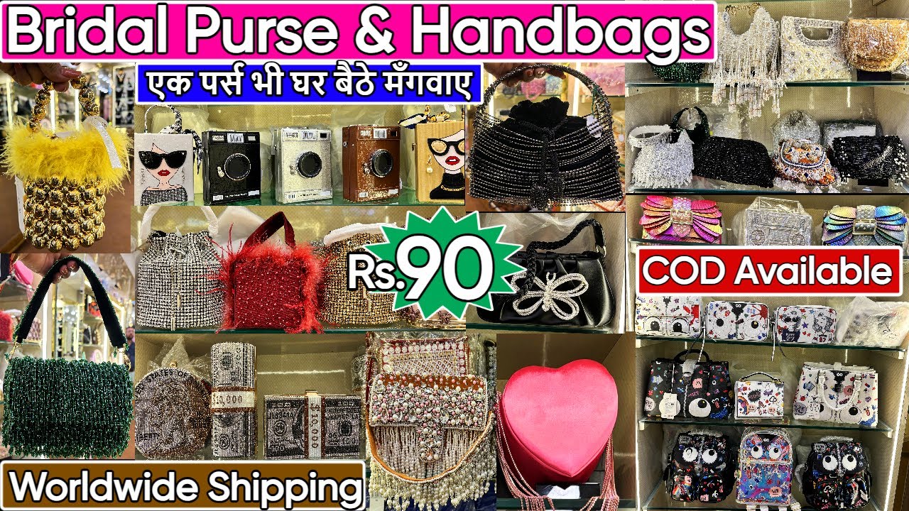 Latest Trending Bridal Purse & Luxury Handbags Collection 2024 | Best Ladies Unique Designer Purse