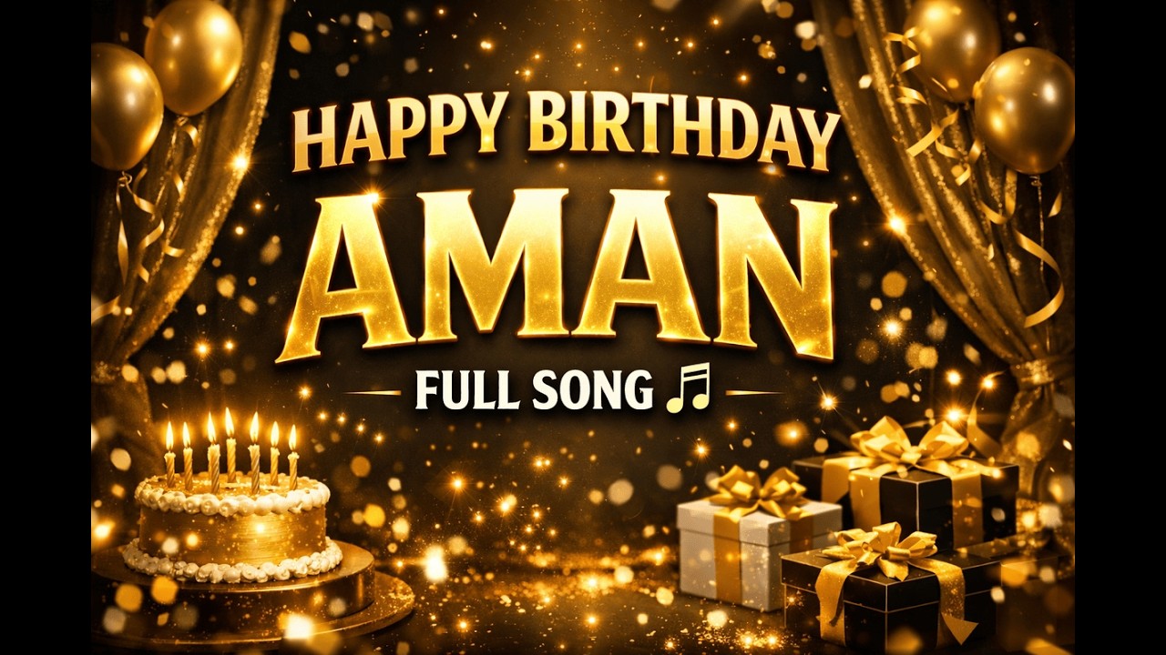 Happy Birthday Aman 🎂 Full Song | DJ Dance Anthem Remix 🔥