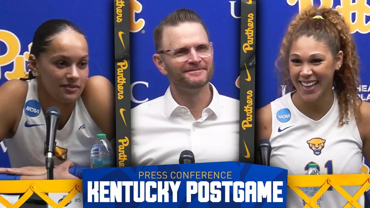 Pitt Volleyball | Postgame vs. Kentucky | Dan Fisher, Olivia Babcock and Bre Kelley