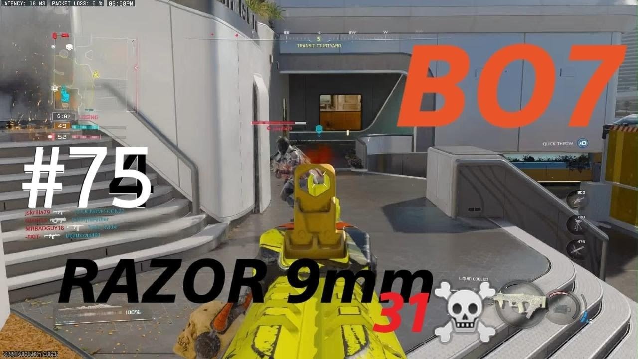 Call of Duty BO7- RAZOR 9mm gameplay on UTOPIA (No Commentary)