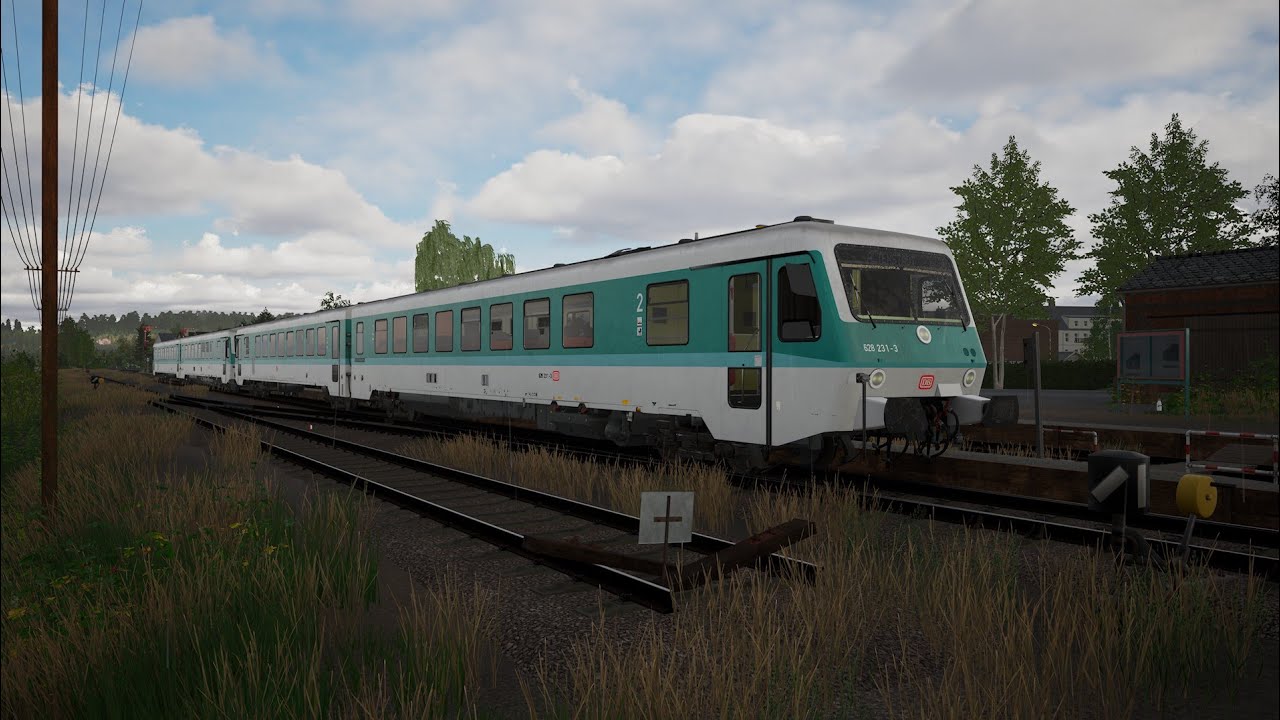 Train Sim World 6 Prep Work scenario in DB BR 628 (sorry for audio and lag)