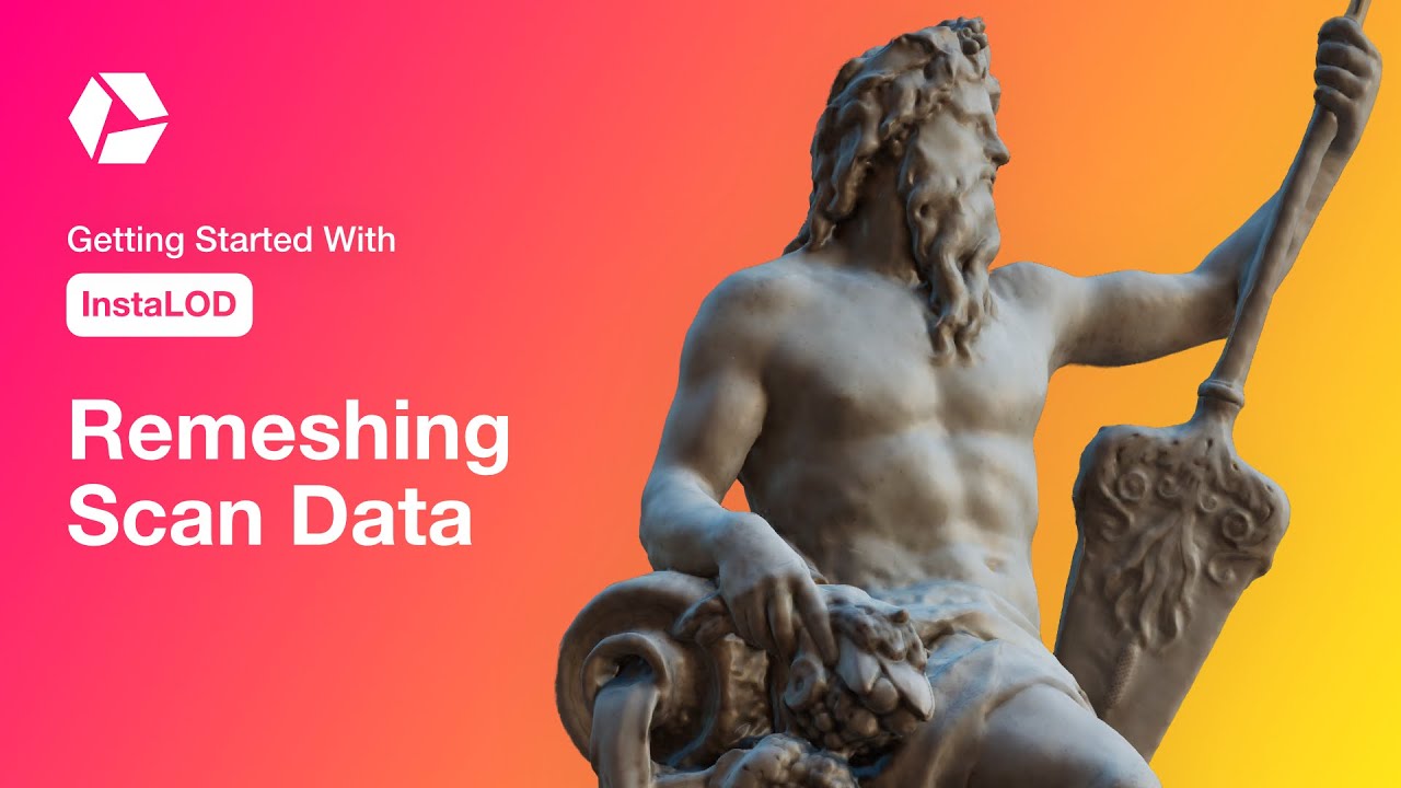 Remeshing Scan Data with InstaLOD Studio
