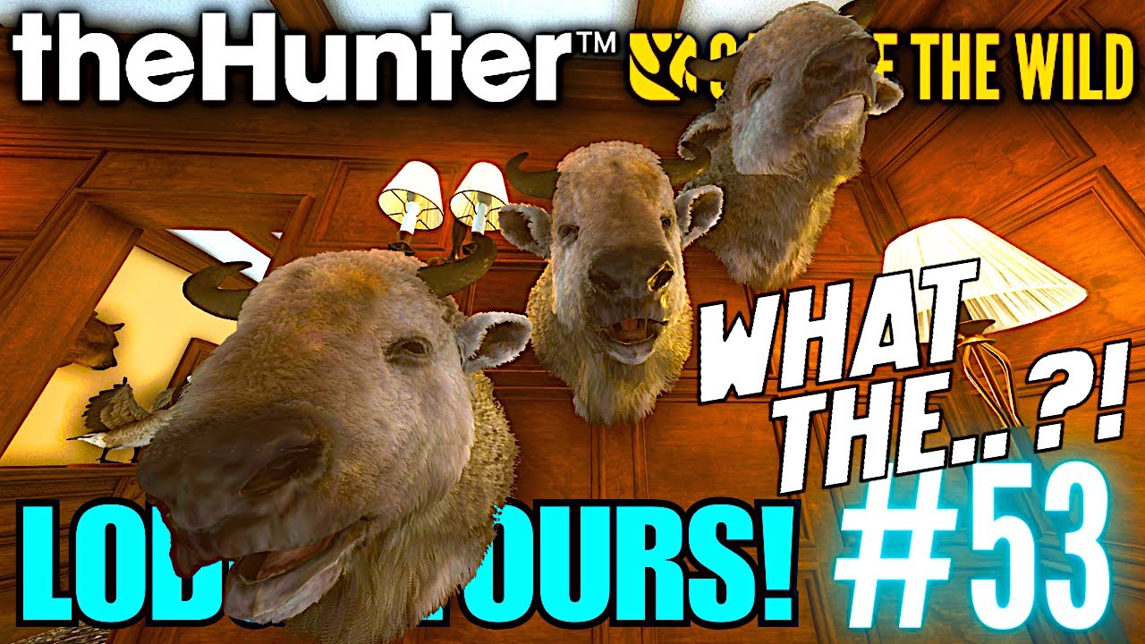 WHAT IS THIS?! The WEIRDEST Mounts I've EVER SEEN!😂 Trophy Lodge Tours! | Call of the Wild