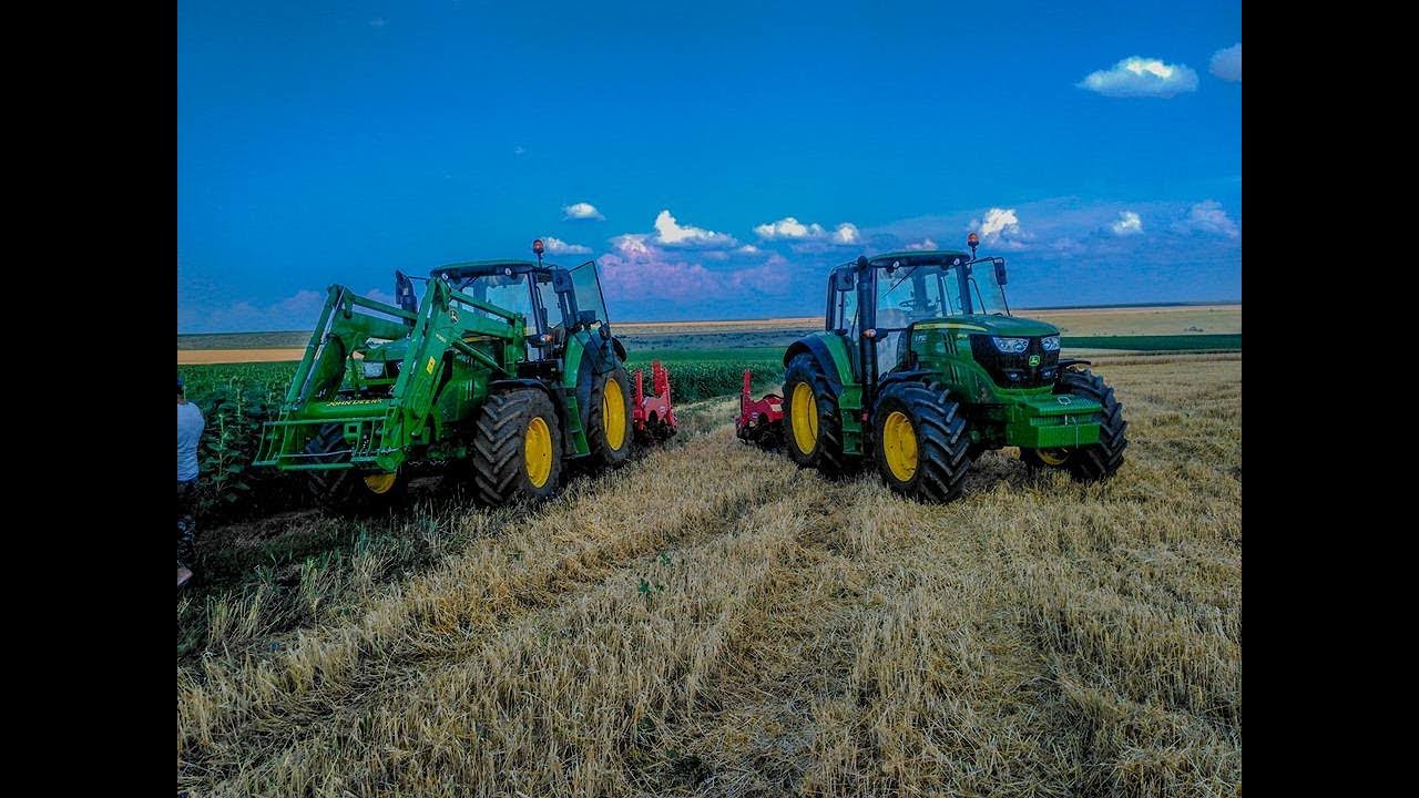 X2-John Deere 6150M+x2-Maschio Attila-Scarificat 2017