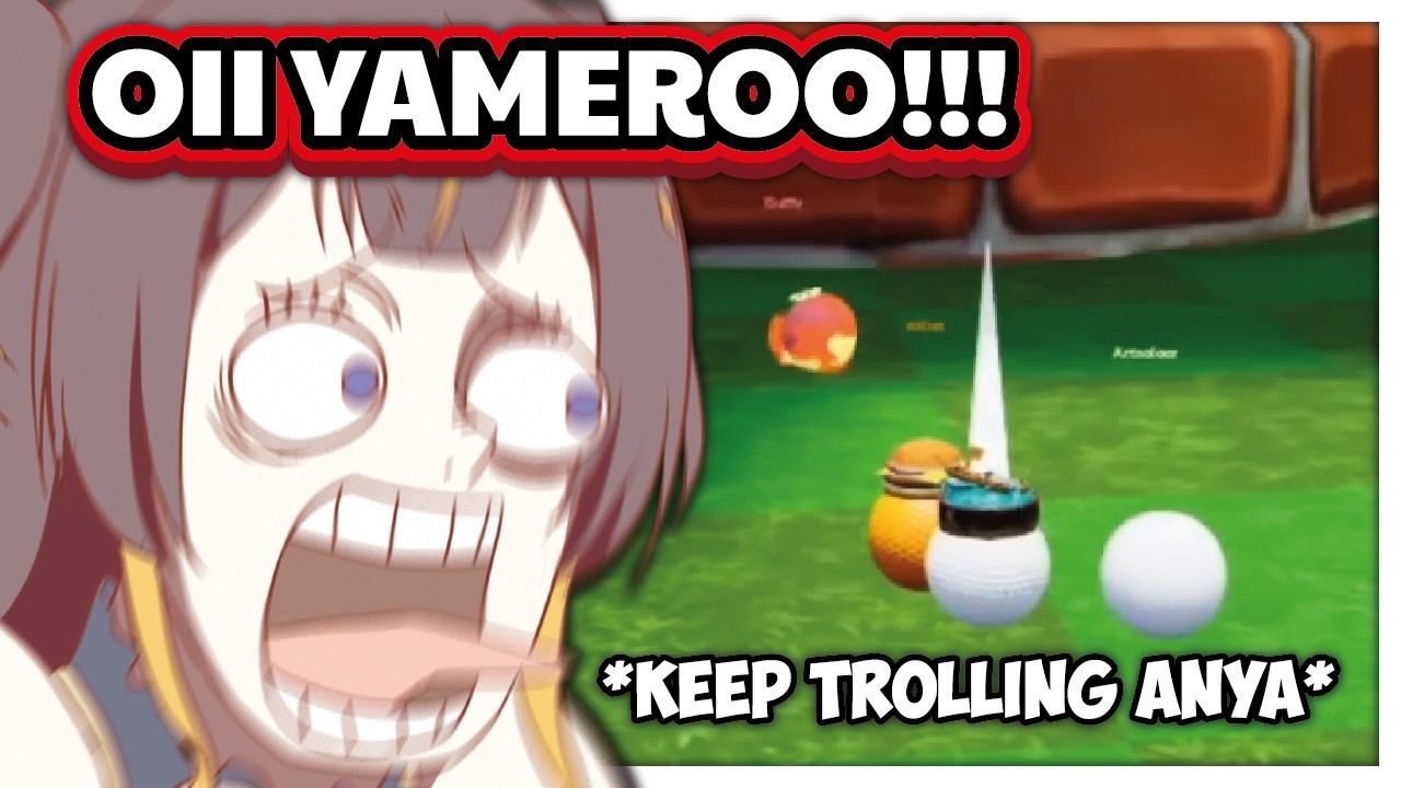 Anya didn't expect that playing golf with Chat couldn't be this STRESSFUL !!!