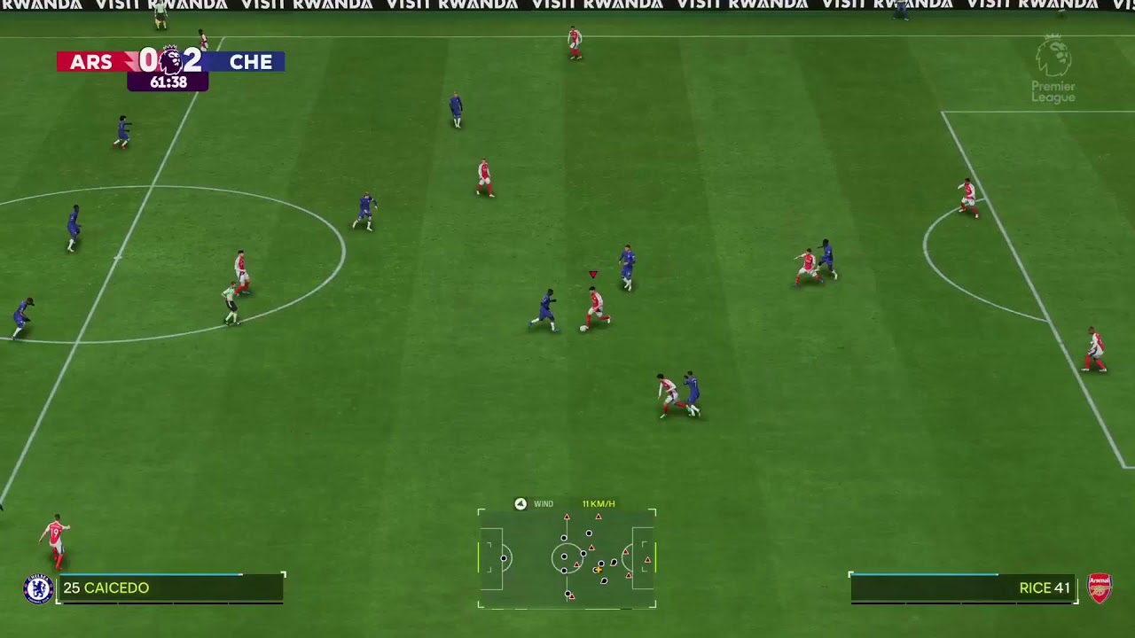 North London versus The Blues.Arsenal versus Chelsea live gameplay