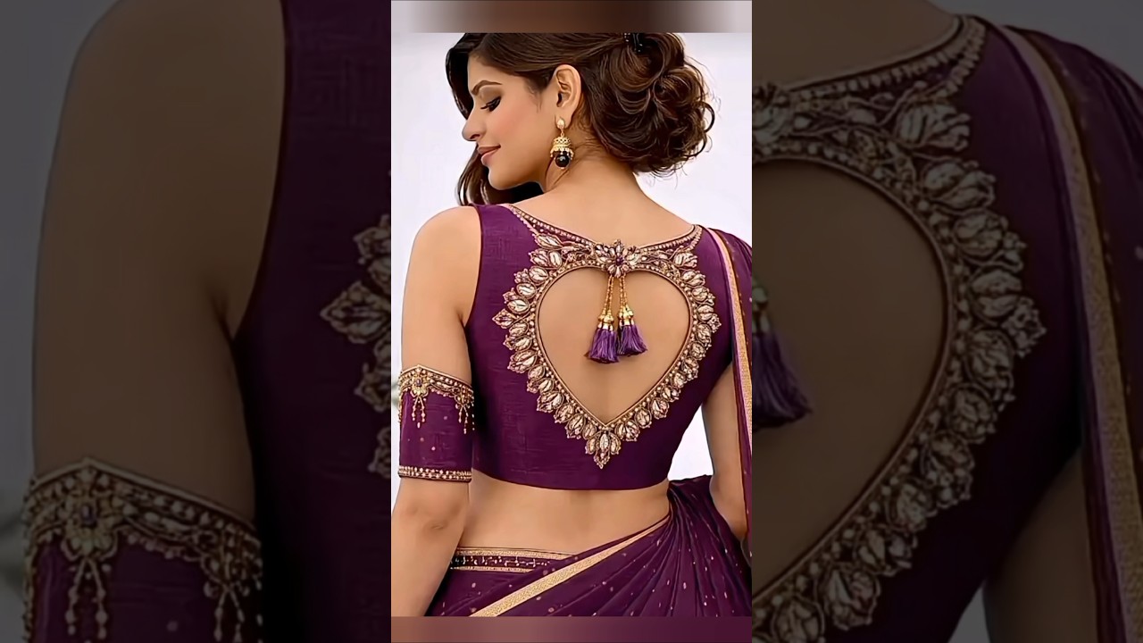 so pretty blouse back neck design