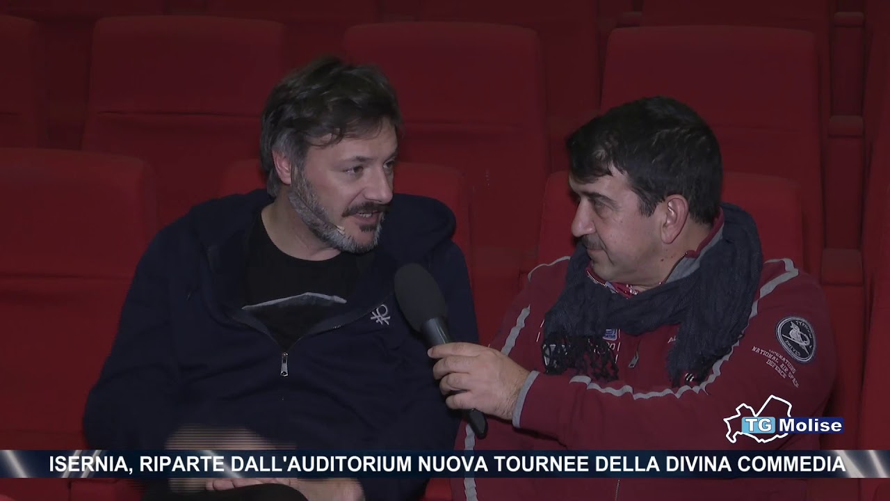 Isernia, riparte dall'Auditorium nuova tournee della Divina Commedia