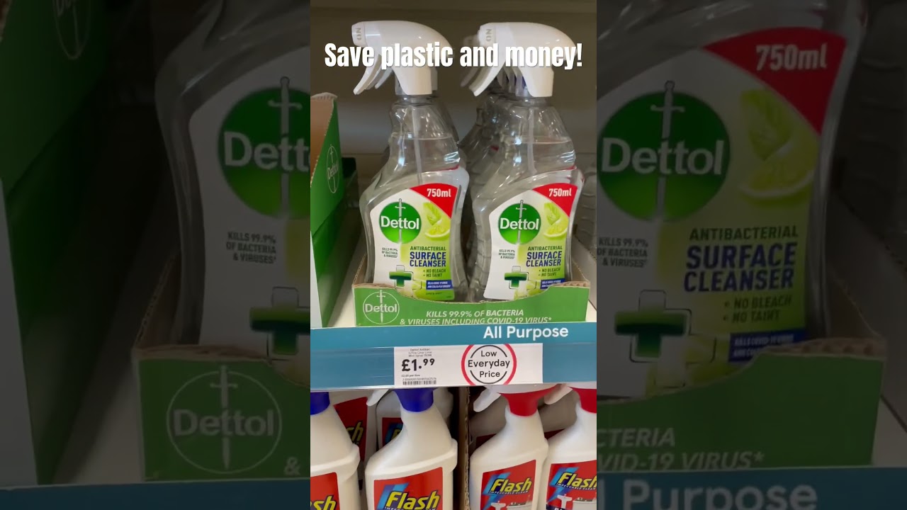 Save money and plastic at home - Anti Bacterial Spray