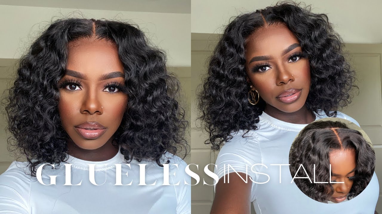 HOW TO INSTALL GLUELESS BOB WIG - BEGINNER FRIENDLY ft. LuvMe Hair