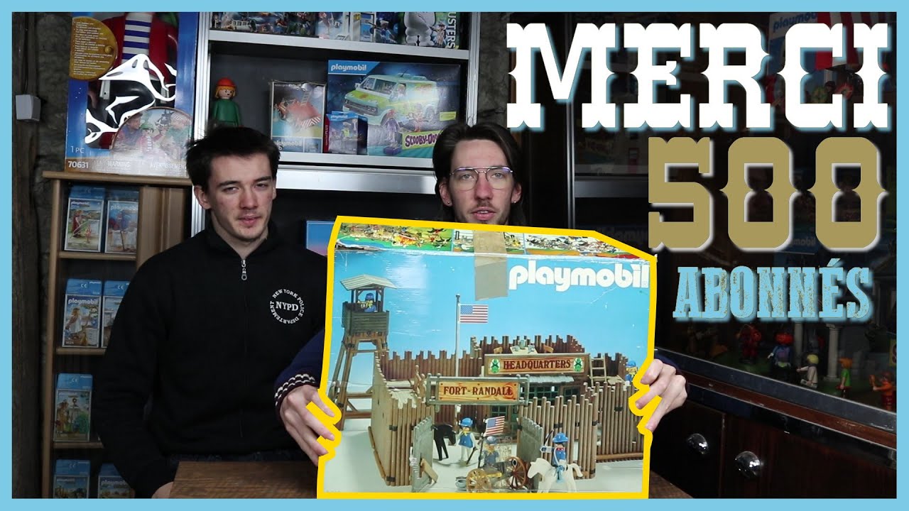 PLAYMOBIL FORT RANDALL REF 3419-A DE 1980 UNBOXING VINTAGE EN FRANCAIS 🌵🔵 !