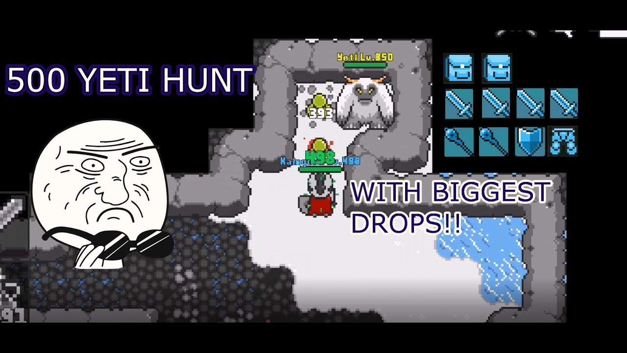 Rucoy Online 500 YETI Hunt + BEST DROPS