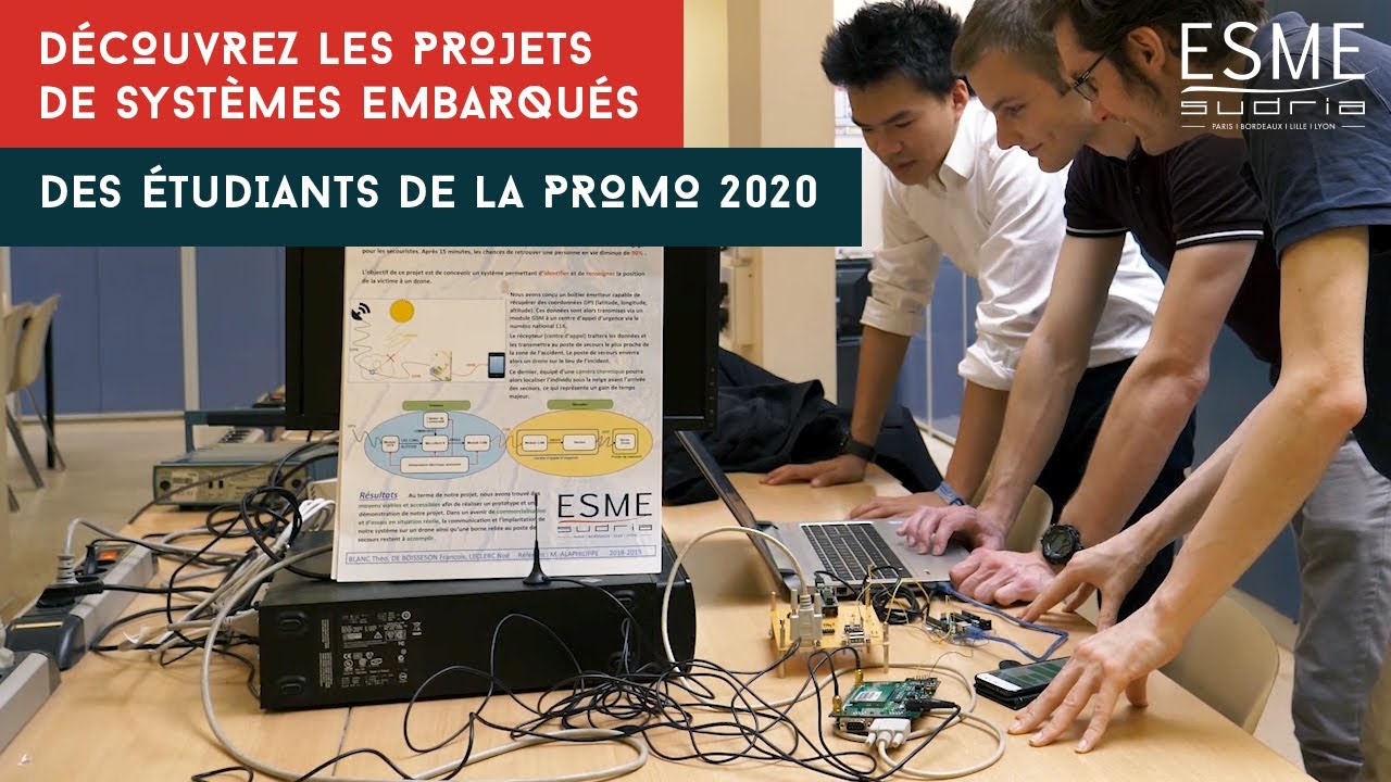 D&eacute;couvrez les projets de syst&egrave;mes embarqu&eacute;s des &eacute;tudiants de la promo 2020