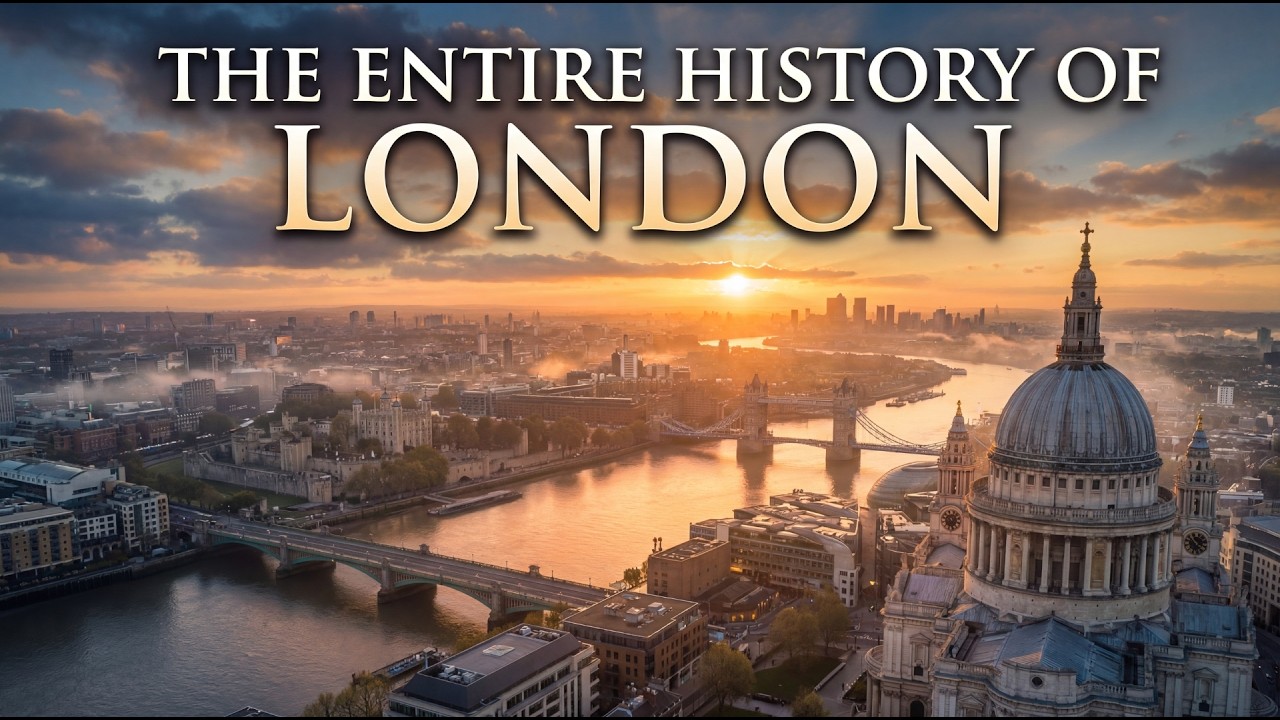Experience The Full History Of London in 25 minutes (AI Reconstruction)