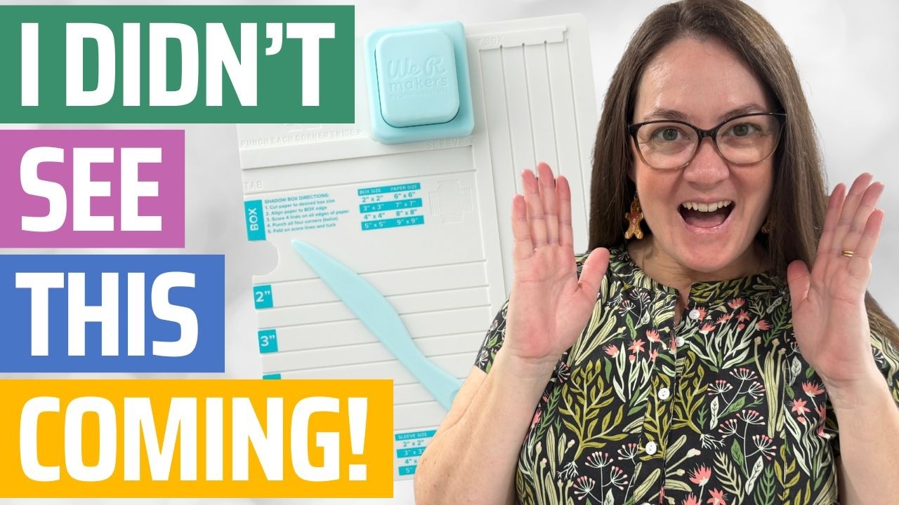 I tried the NEW We are Makers Punch Board... I didn't expect THIS!