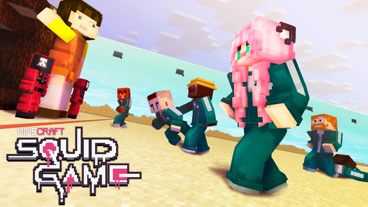 🦑 Gran TORNEO del CALAMAR en MINECRAFT 🦑100.000 Dólares | DIA 1 Y 2 |