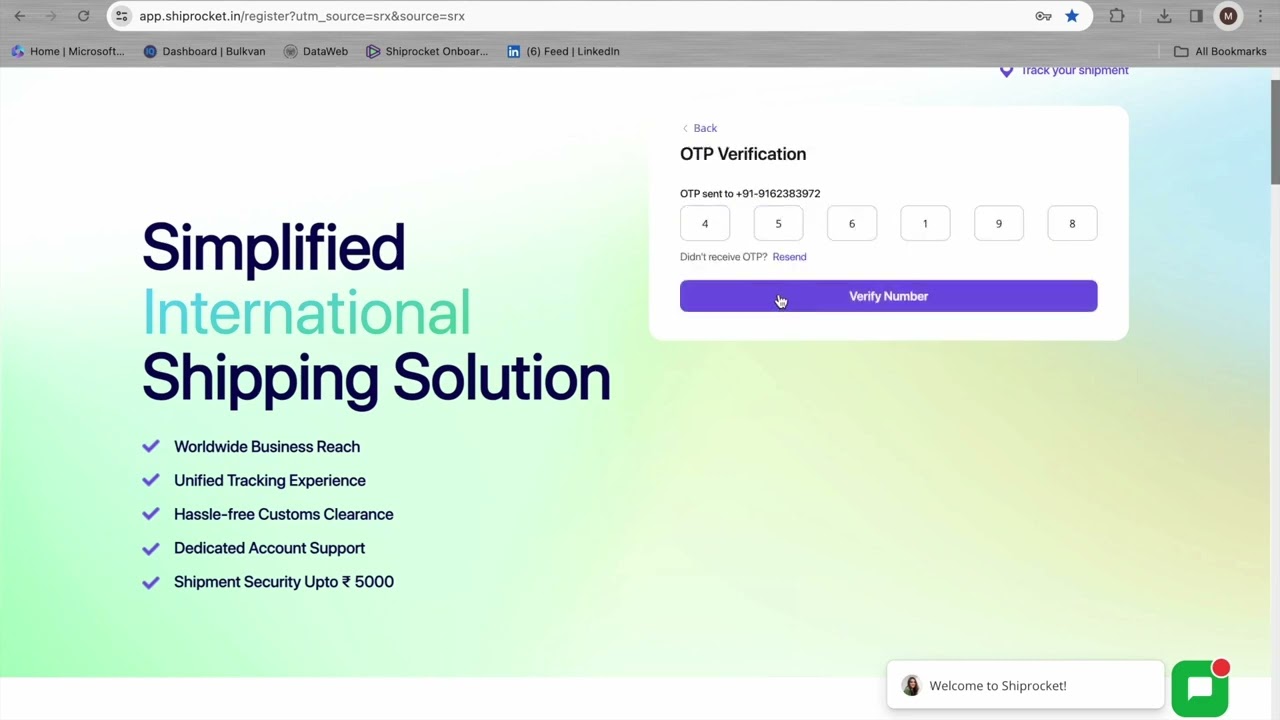 How to complete your international KYC verification on Shiprocket