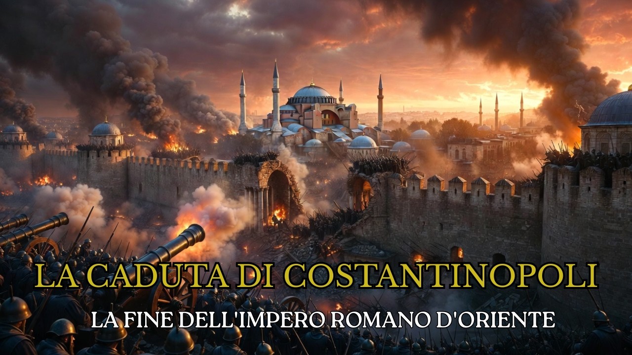L'ultima battaglia dell'Impero Romano | La caduta di Costantinopoli (1453) -  (Riconstruzione IA)