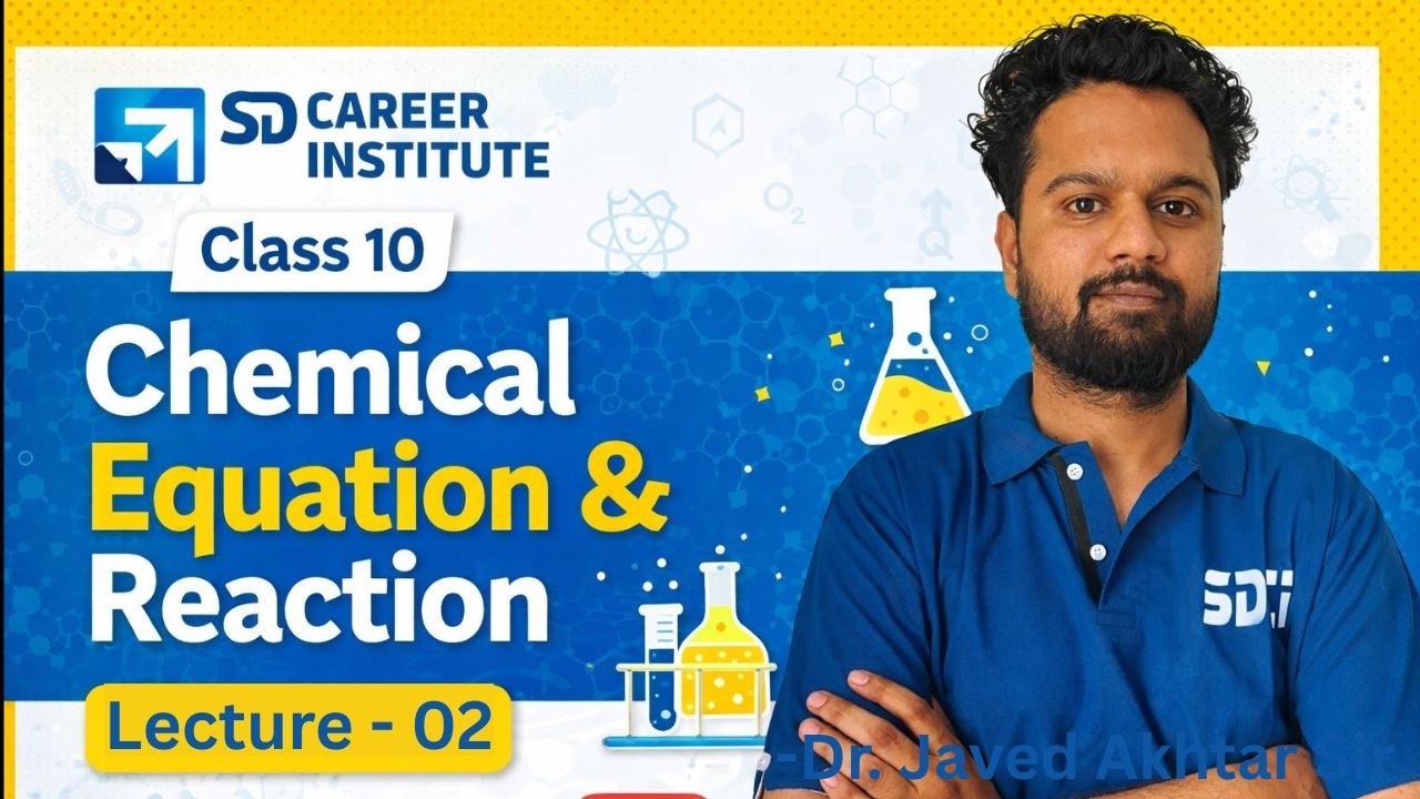 CLASS 10 Chemical Reaction Lecture -02 By Dr. Javed Akhtar Sir@SD C I @highlight@followers#chemistry