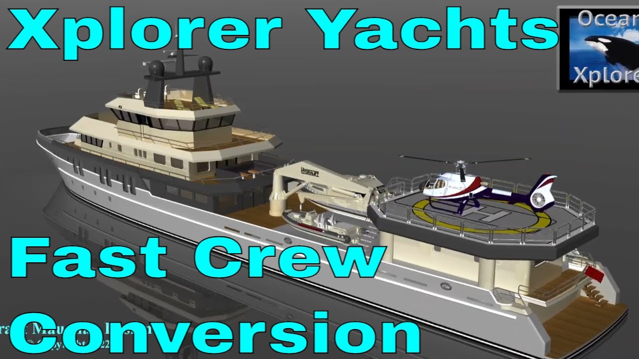 Conversion of Fast Crew Supply Vessels for Yacht Support or Expedition/Explorer