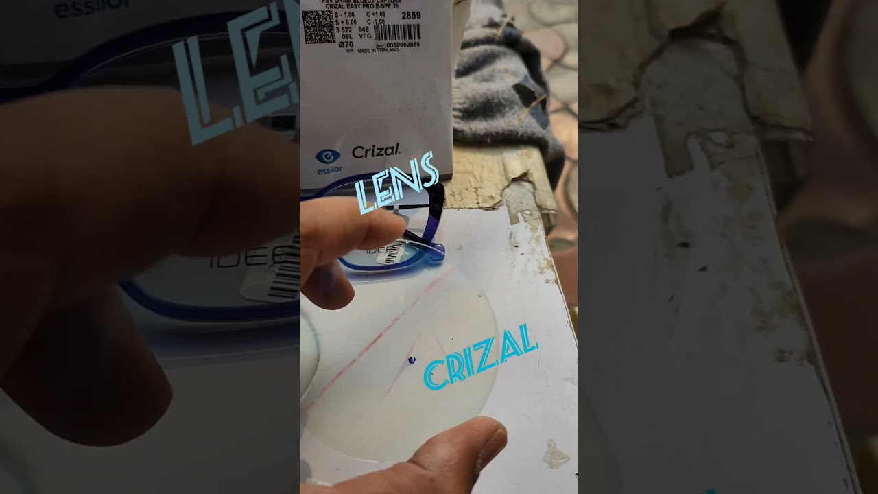 Crizal Rock brand frame finish today