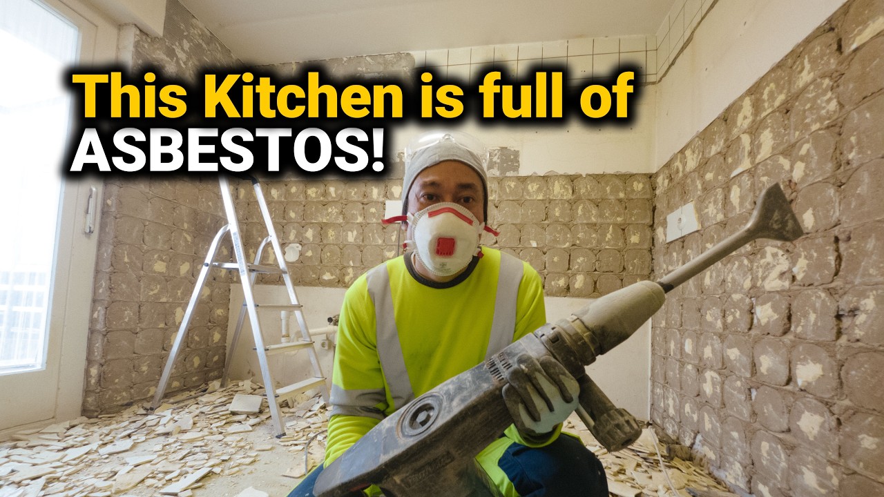 I discovered nasty material in our kitchen - House Renovation DIY.