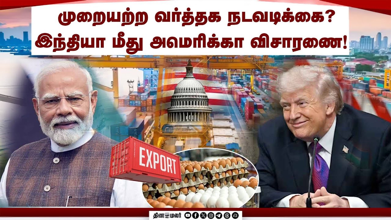 நடுக்கடலில் முட்டைகள் தேங்கியதால் ஏற்றுமதியாளர்கள் பரிதவிப்பு! US Tariff | Trump | India Trade | Egg