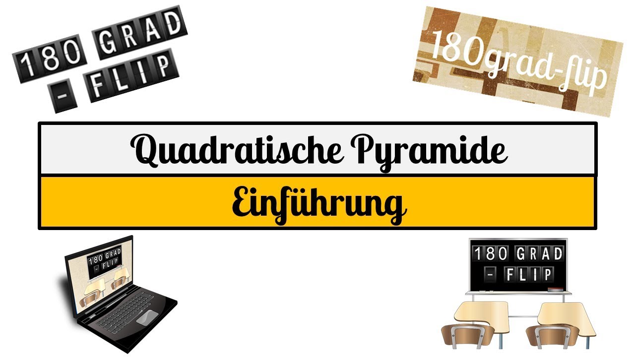 Quadratische Pyramide (Volumen und Oberfläche)  - Einführung