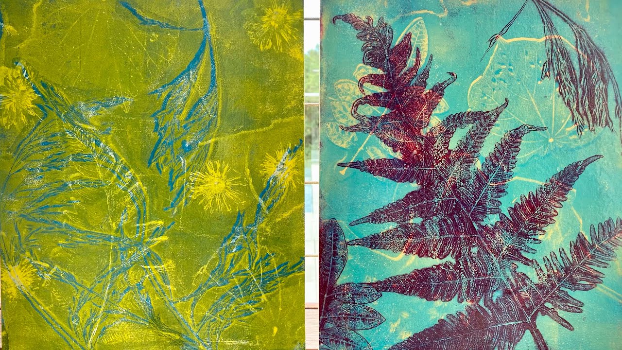 40. Botanical Gel Printing