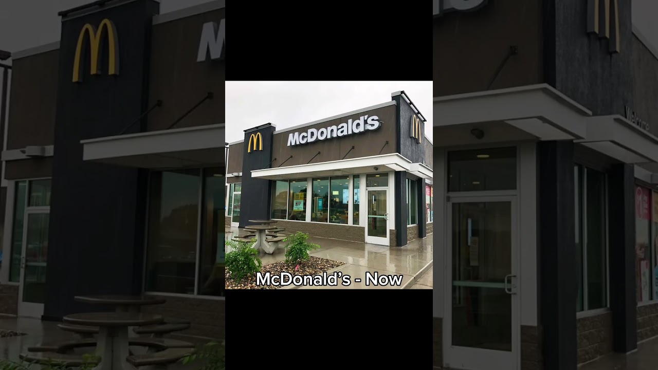 Fast Food Chains Then Vs Now 👀 #nostalgia #restaurants #fastfoodchains