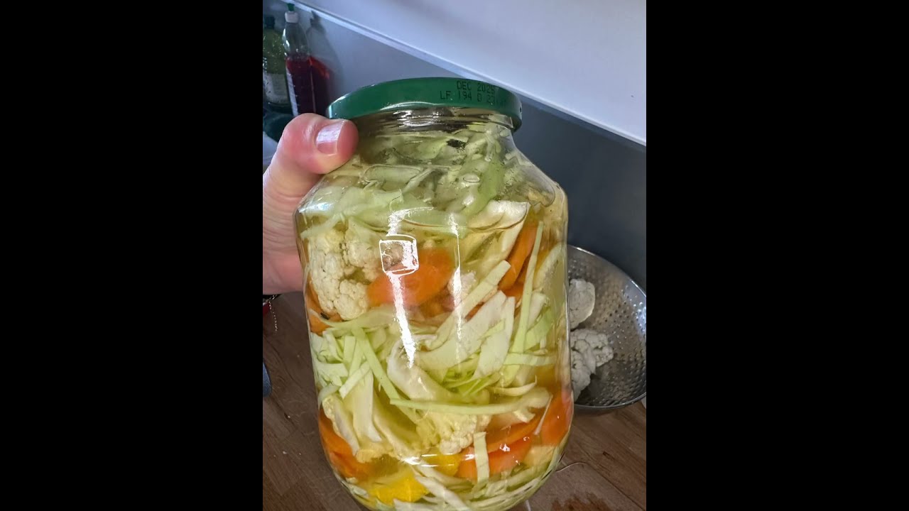Conserve de legumes,vinaigre/sel