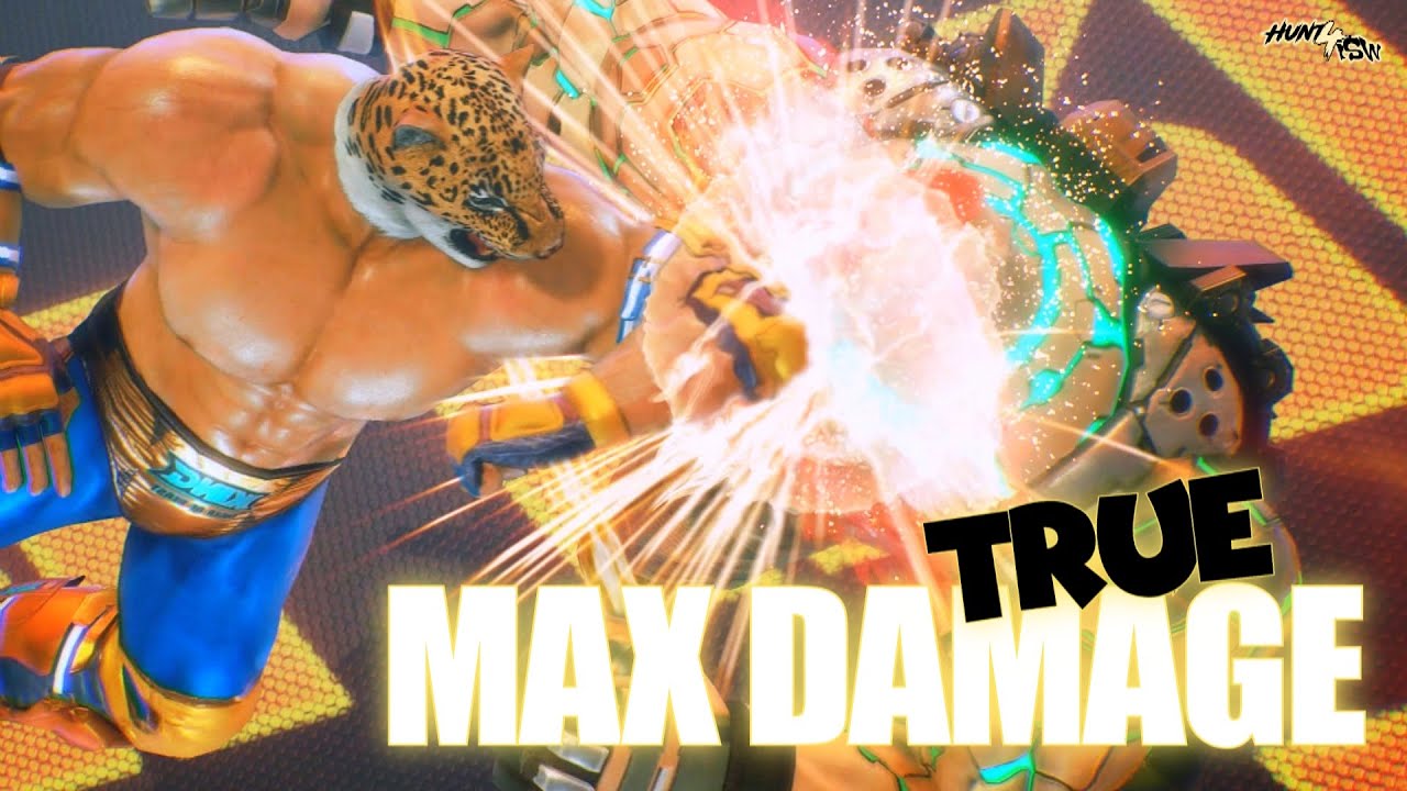 【Tekken 7】 True Max Damage - King (Season 3 & 4)