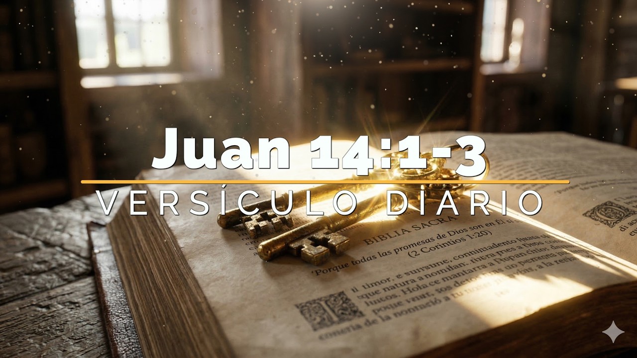 &iquest;Sientes que el miedo y la incertidumbre dominan tu vida? - Versiculo diario: Juan 14:1-3