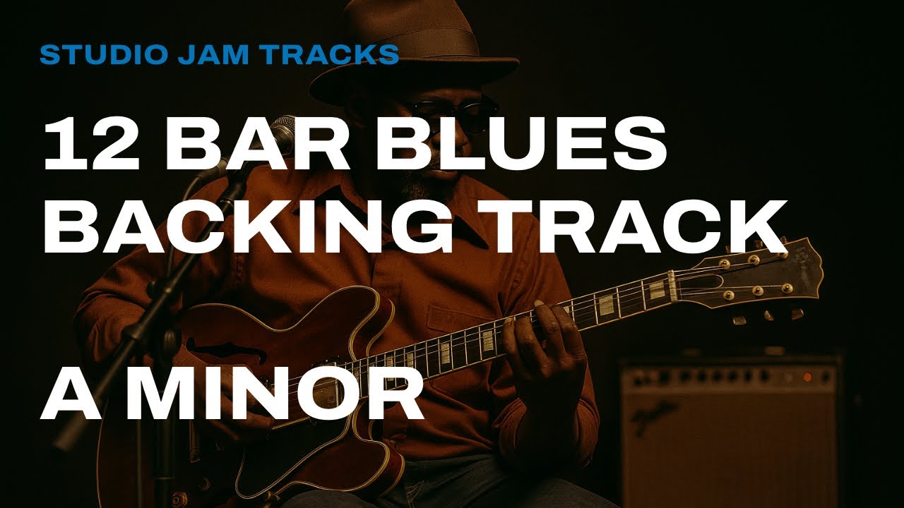 12 Bar Blues Backing Track in A Minor | SJT-005