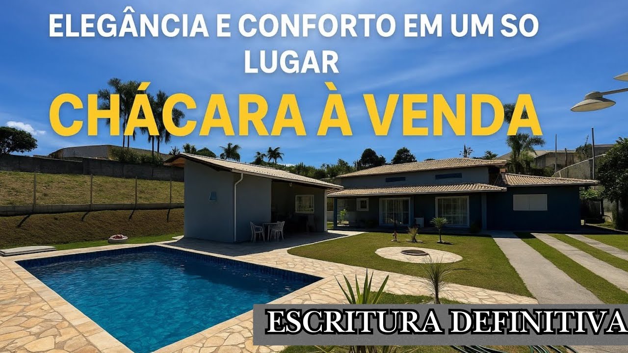   𝐂𝐇Á𝐂𝐀𝐑𝐀  CONDOMÍNIO FECHADO NO MUNICÍPIO DE IBIÚNA SP 
