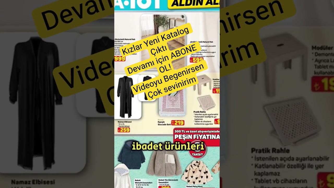 A101 YENİ KATALOG #Akt&uuml;el&Uuml;r&uuml;nler #MarketFırsatları #A101İndirim #BİMAkt&uuml;el #ŞokMarket #Hafta
