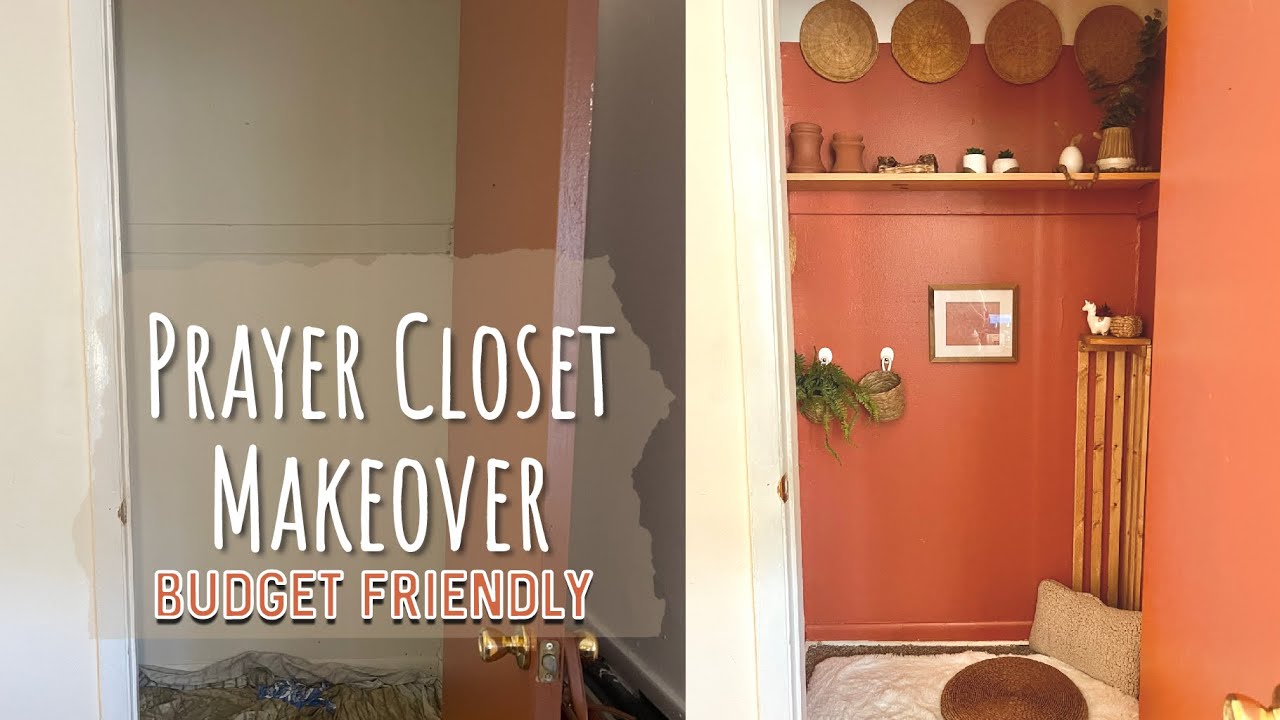 Prayer Closet Makeover | Prayer Room Ideas | Prayer Room Makeover | War Room | DIY | Budget Friendly