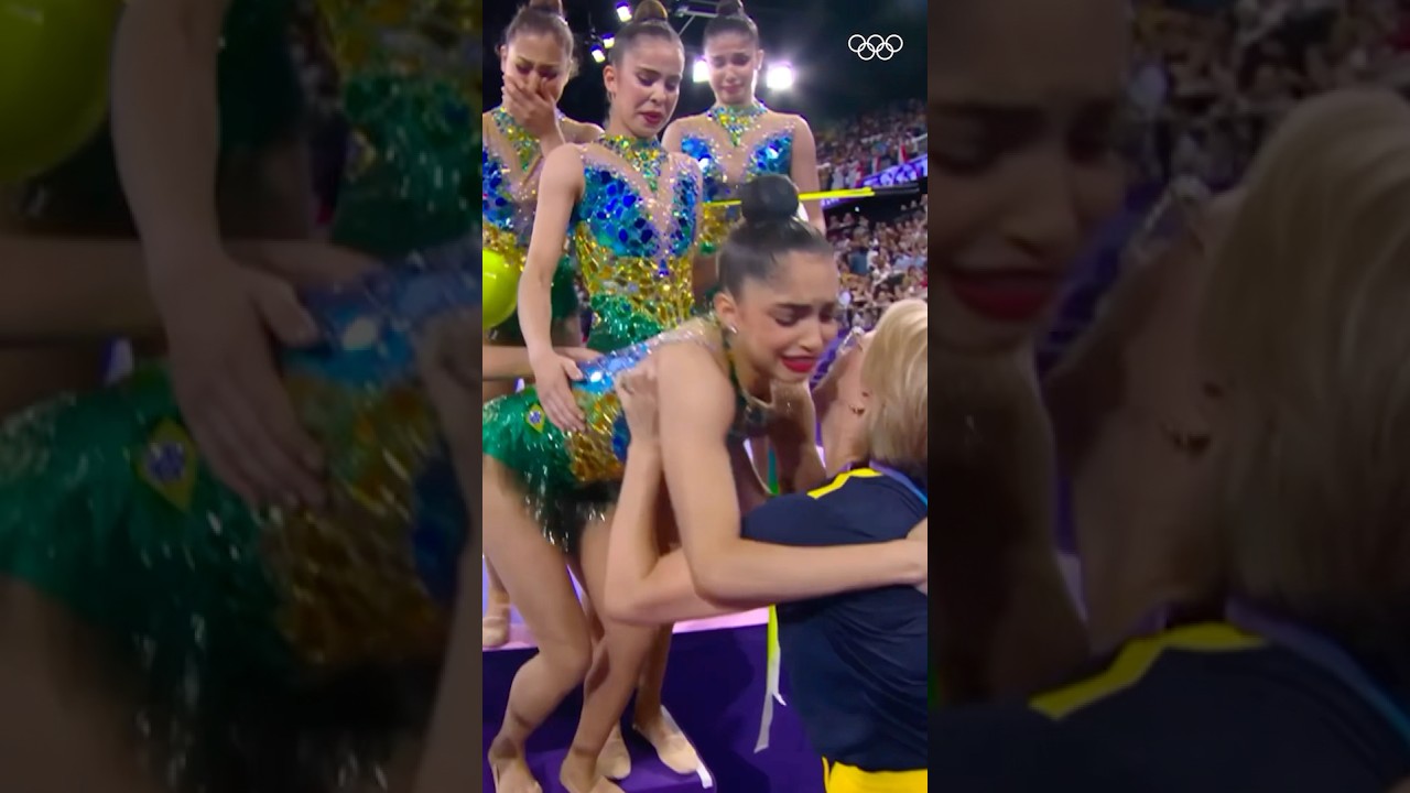 When Victoria Borges suffered an unexpected injury, her team never gave up on her ✨🇧🇷 #Gymnastics
