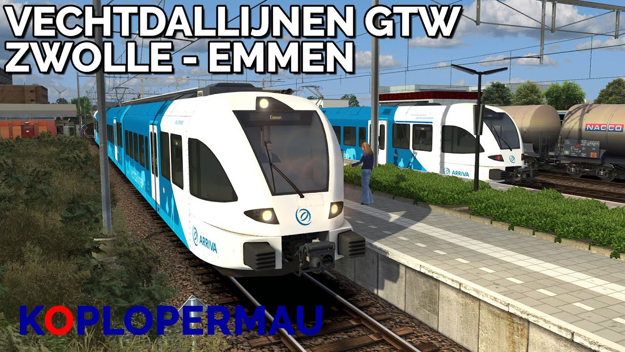 Train Simulator 2023: Met Arriva GTW over de Vechtdallijnen: Sneltrein Zwolle - Emmen