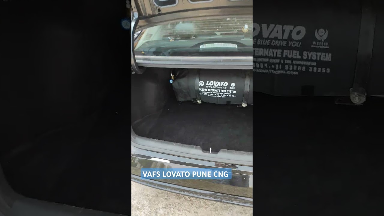 HYUNDAI VERNA BS6 CNG KIT INSTALLATION Boot spce