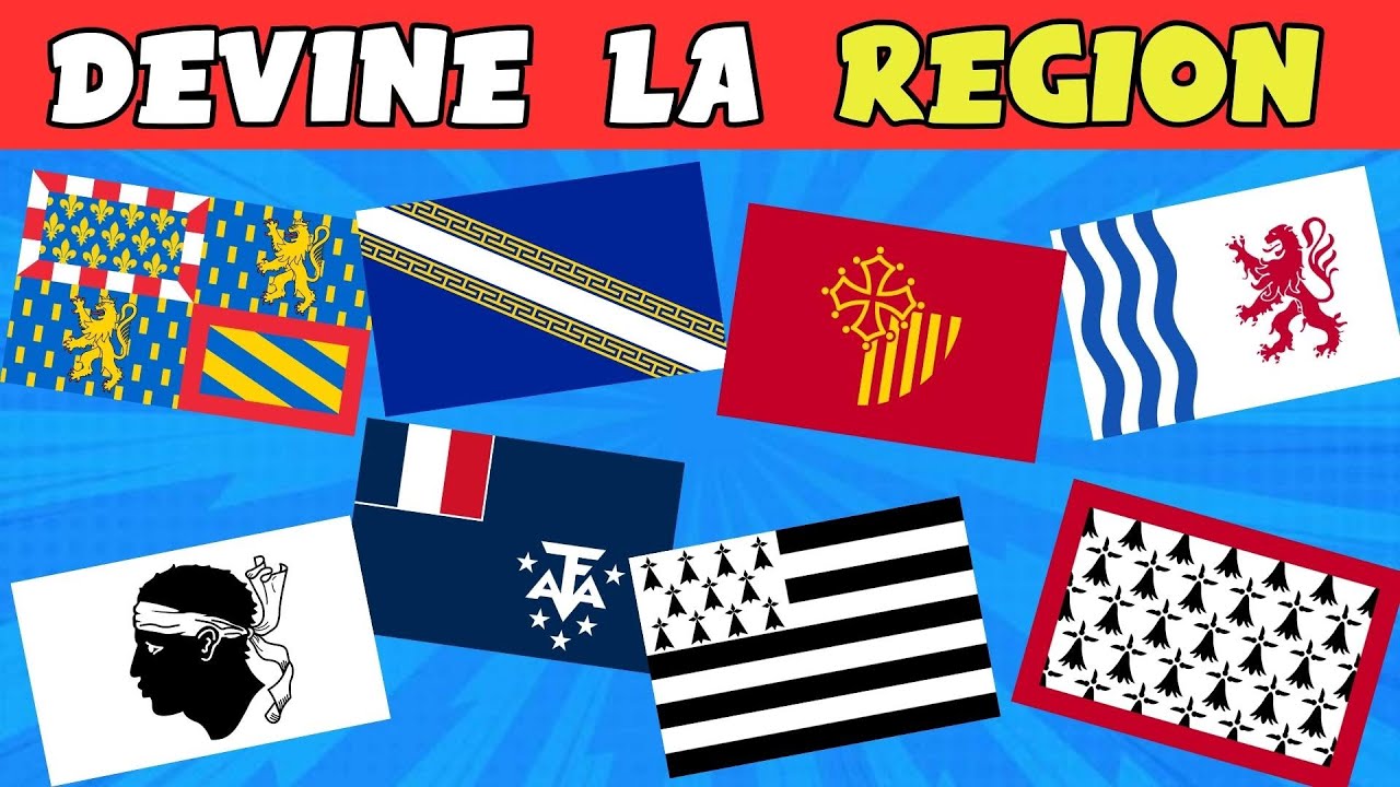 Testez vos connaissances avec le Quiz Drapeau des Régions ! 🌎 Quiz Drapeau des Régions