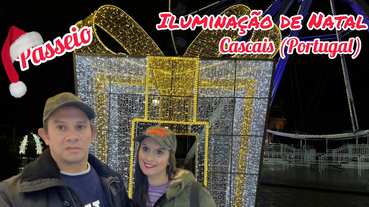 Passeio na Iluminação de Natal em Cascais (Portugal) 2022