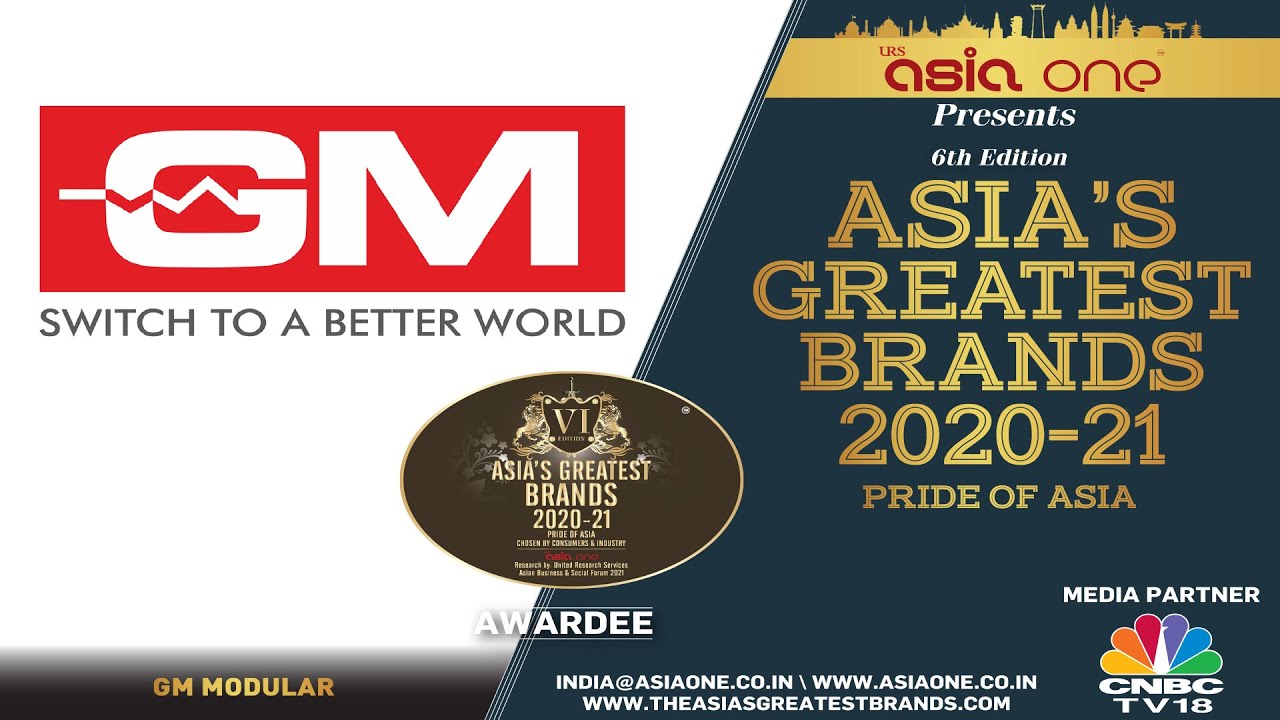 GM and Jayanth Jain bag the Asia's Greatest Brands & Leaders Awards 2021