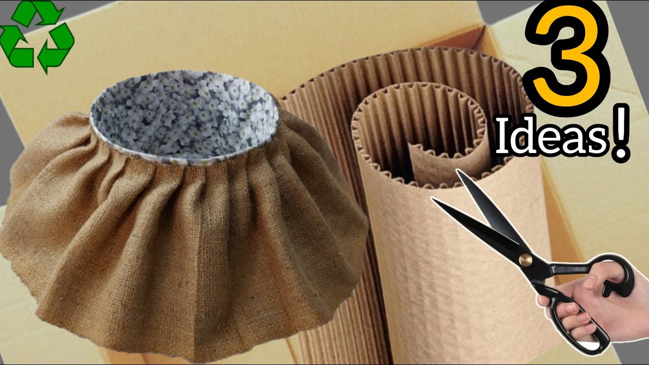 3Diy Storage Basket Ideas from Waste Material/Jute Craft Ideas
