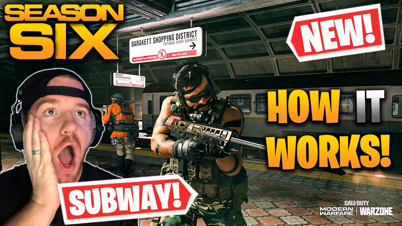 HOW TO USE THE SUBWAY IN WARZONE! *Season 6* (Modern Warfare Warzone)