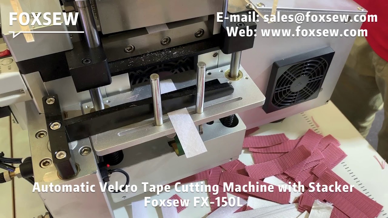 Automatic Velcro Tape Cutting Machine with Stacker
