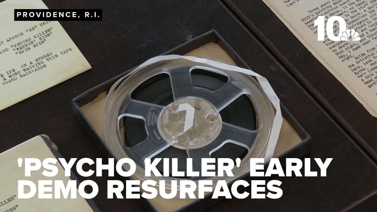 Early demo reel of Talking Heads' 'Psycho Killer' resurfaces