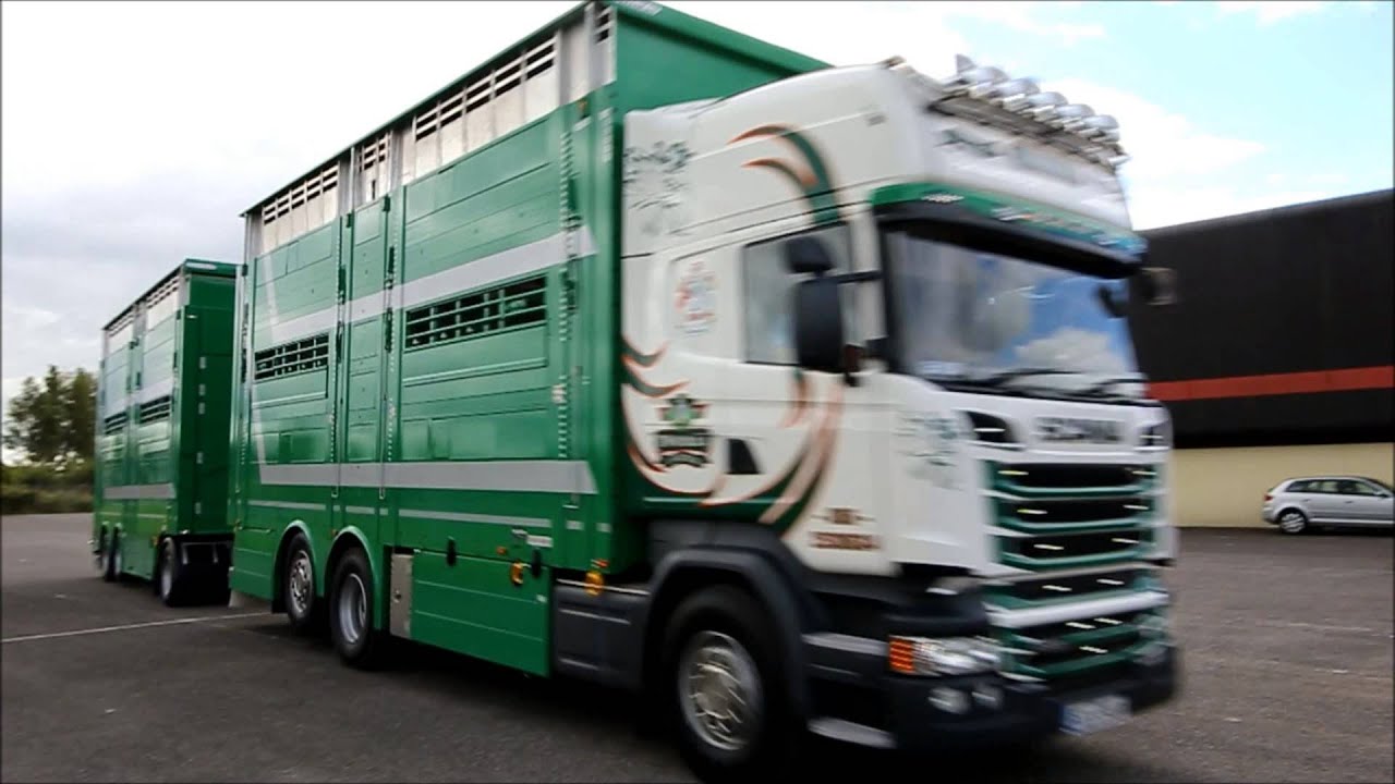 New Scania R580 with Pezzaioli Trailer & Body Twomey Livestock, Cork