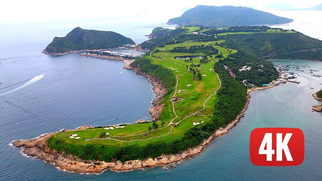 CLEARWATER BAY (Hong Kong) beaches and golf club - Stunning by DRONE (in 4K). This you MUST SEE!